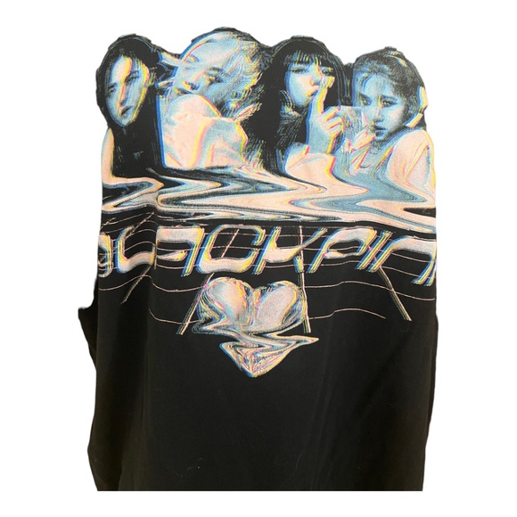 BLACKPINK  merch Black Oversize Print Tee XXL - Picture 3 of 9